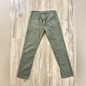 Levi’s Jeans Women’ 511 W30 L30 Green